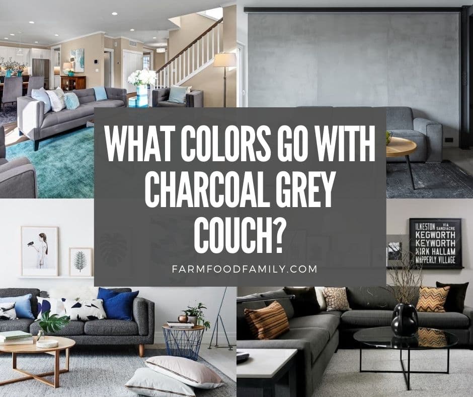 What Colors Go With Charcoal Grey Couch, Charcoal Grey Couch Living Room Ideas