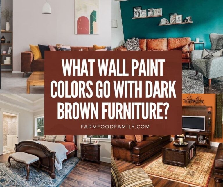 What Wall Paint Colors Go with Dark Brown Furniture? (25 Ideas)