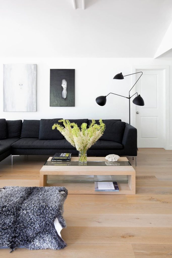 1 white and black balance living room ideas 1
