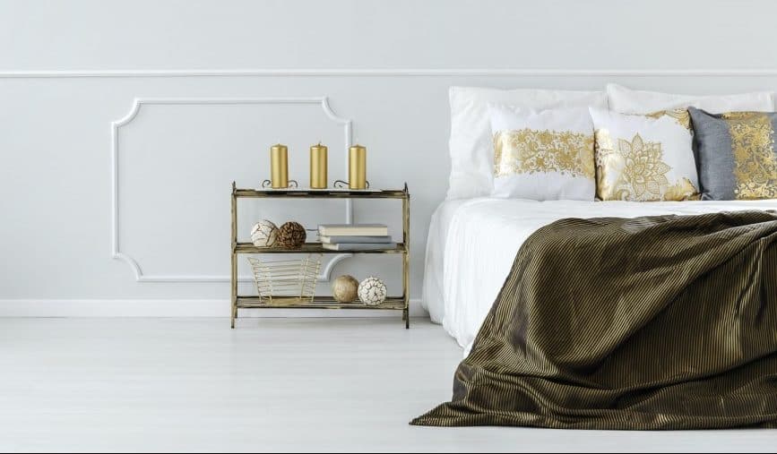 1 white gold bohemian bedroom ideas 1