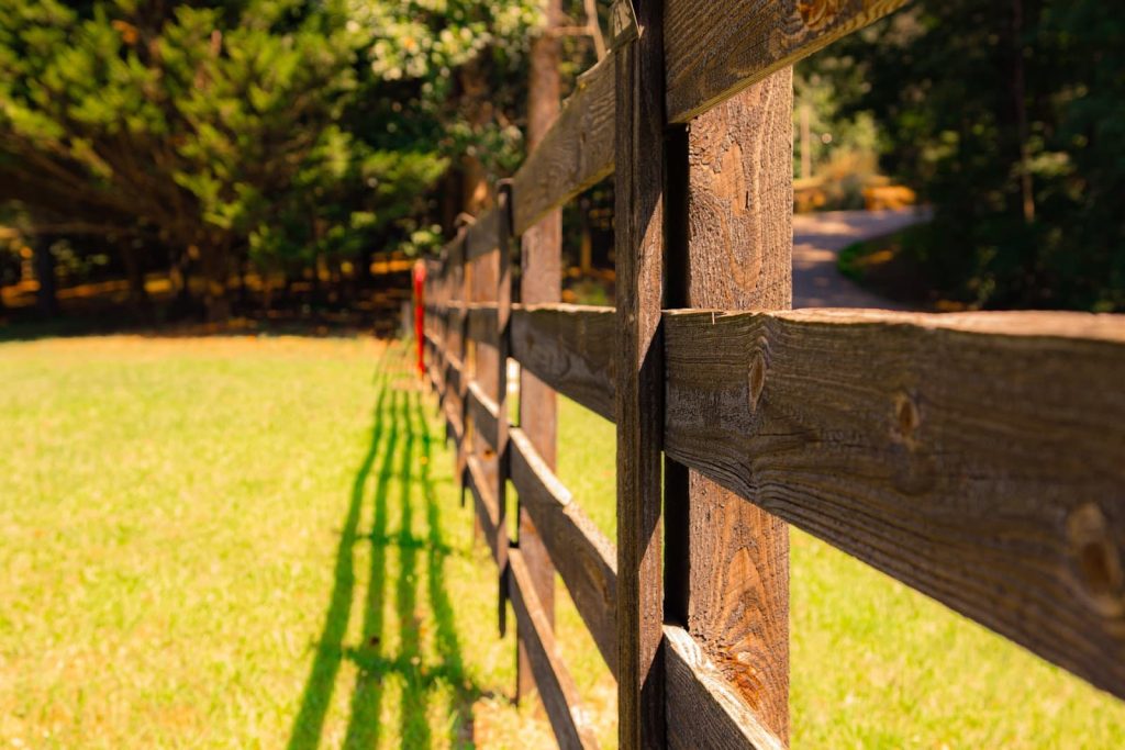 1 wood fence