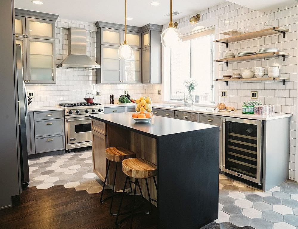 10 kitchen floor tile ideas