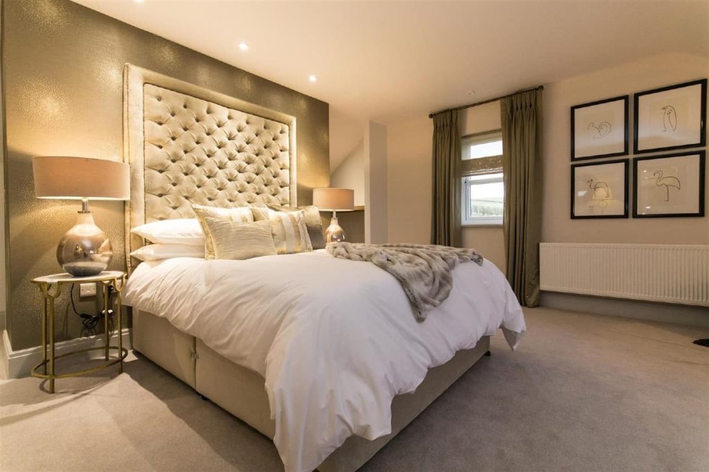 12 elegant white gold bedroom ideas 1