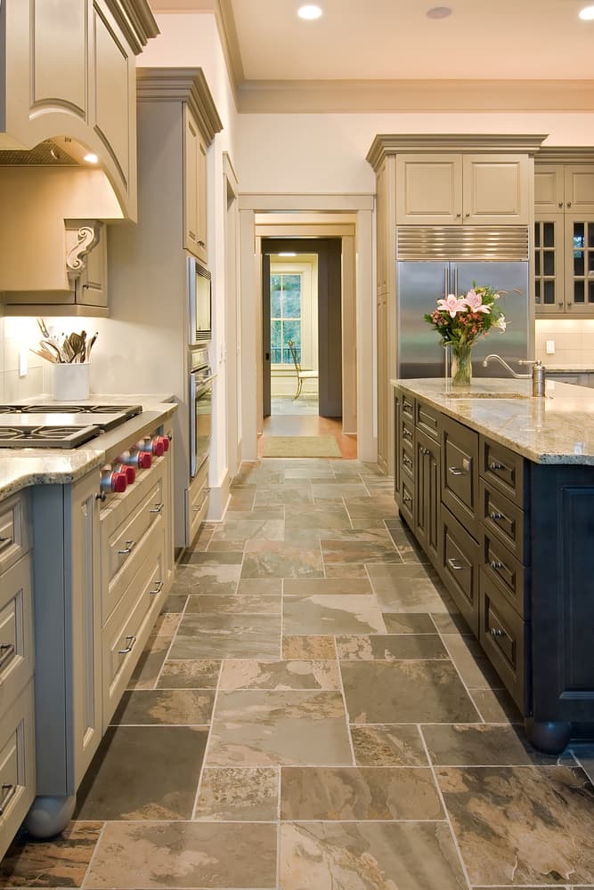 Kitchen Floor Tile Ideas And Designs, Kitchen Ceramic Floor Tiles