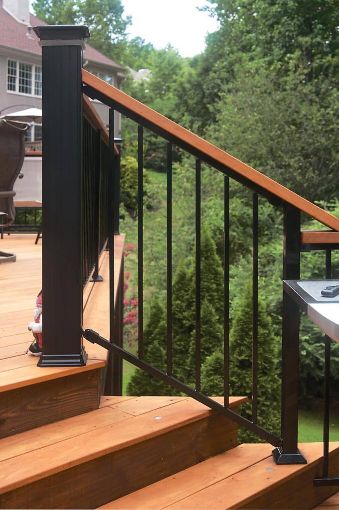 13 deck steps stairs ideas with handrails