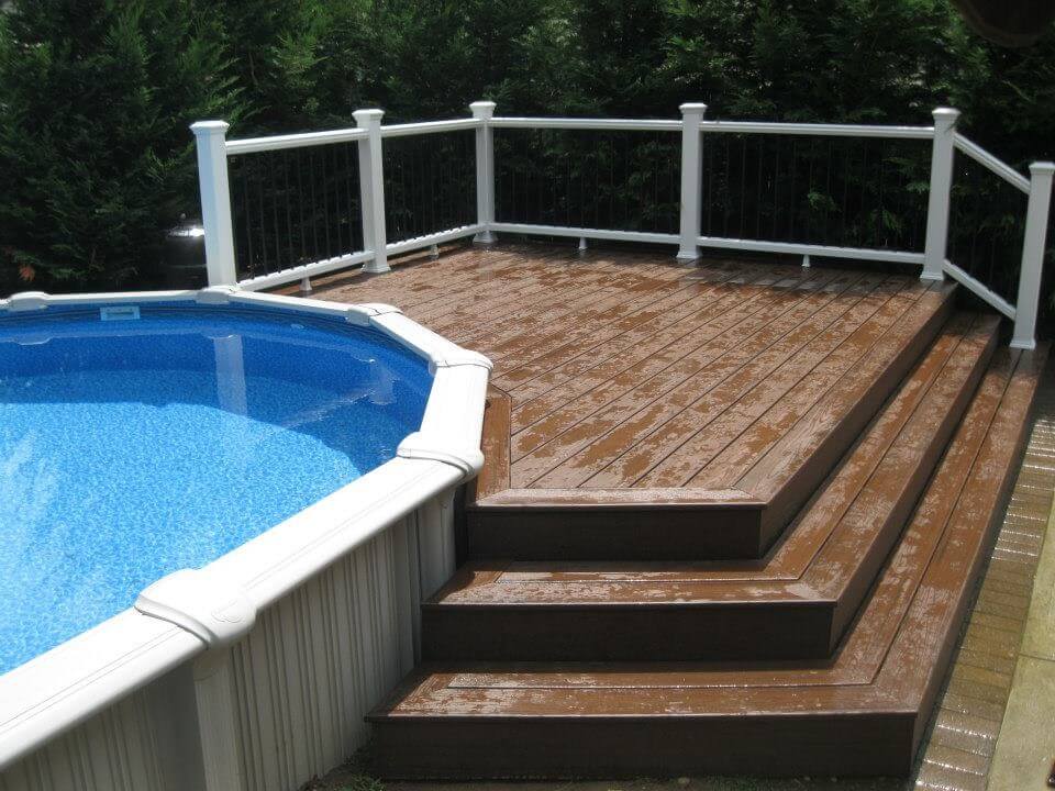 14 deck steps stairs ideas with pool