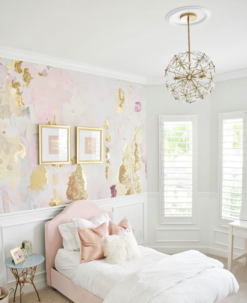 16 white gold teen bedroom ideas 1