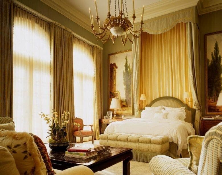 18 classical white gold bedroom ideas 1