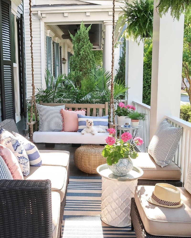 2 small front porch ideas on a budget