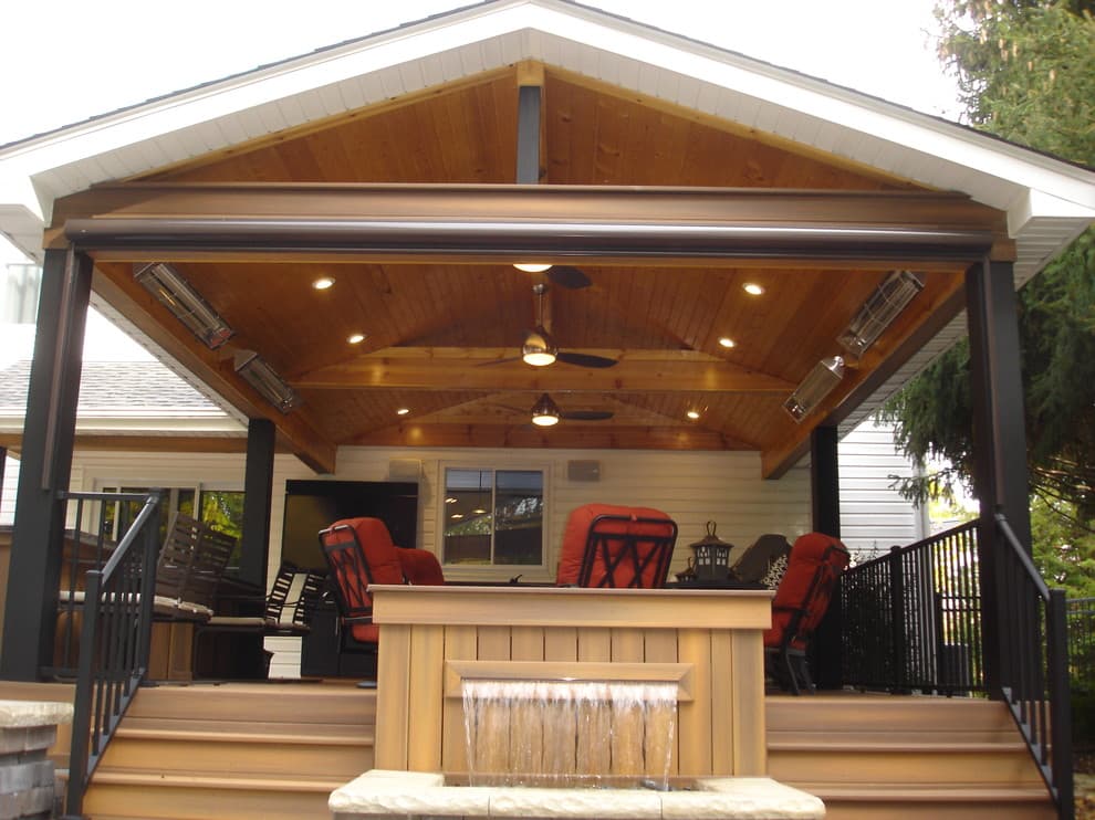 21 deck shade ideas with fixed roof