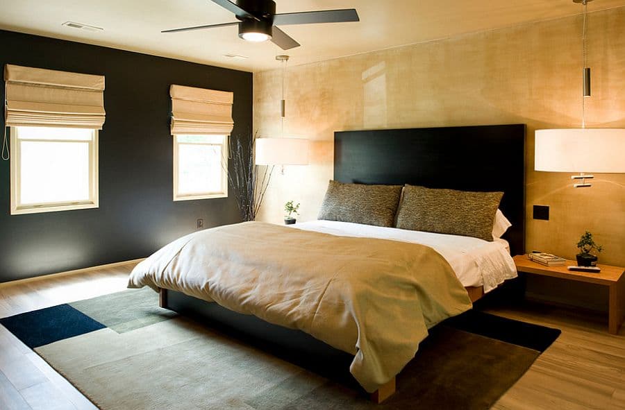 23 white gold black bedroom ideas 3