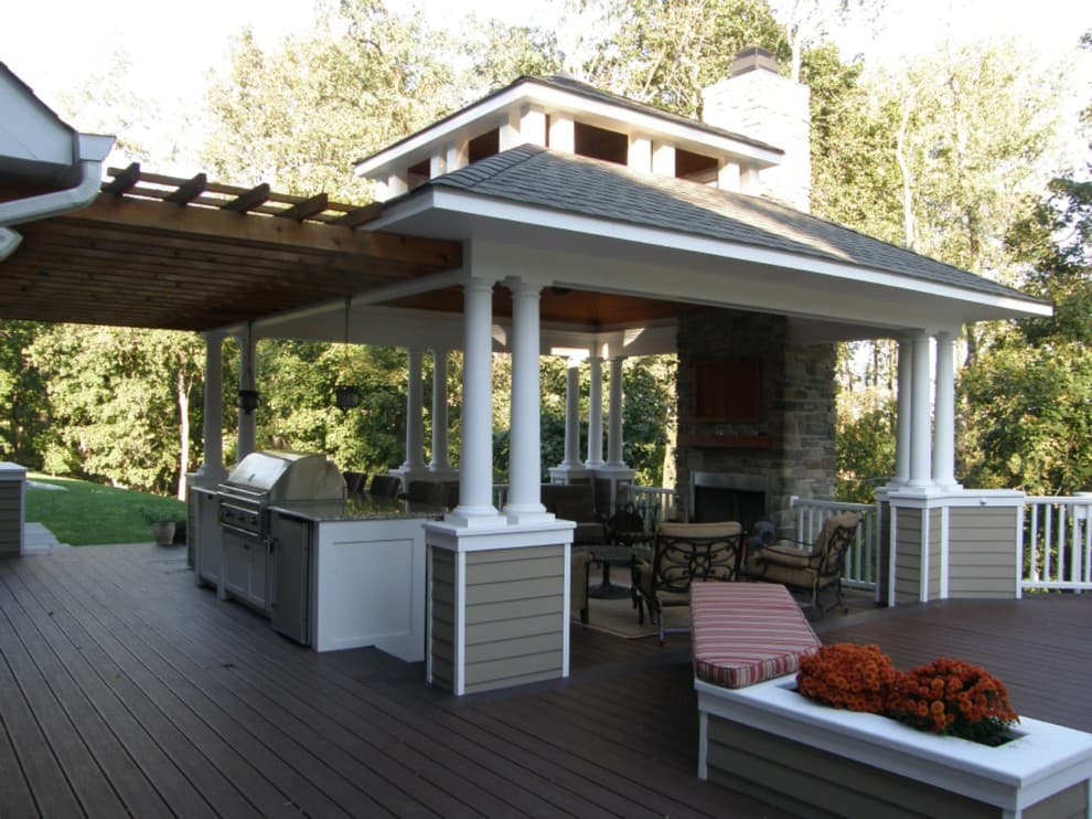 7 deck shade ideas with pavilion