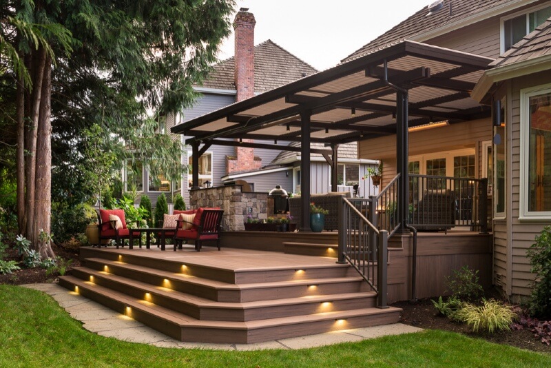 7 deck steps stairs ideas with pergola