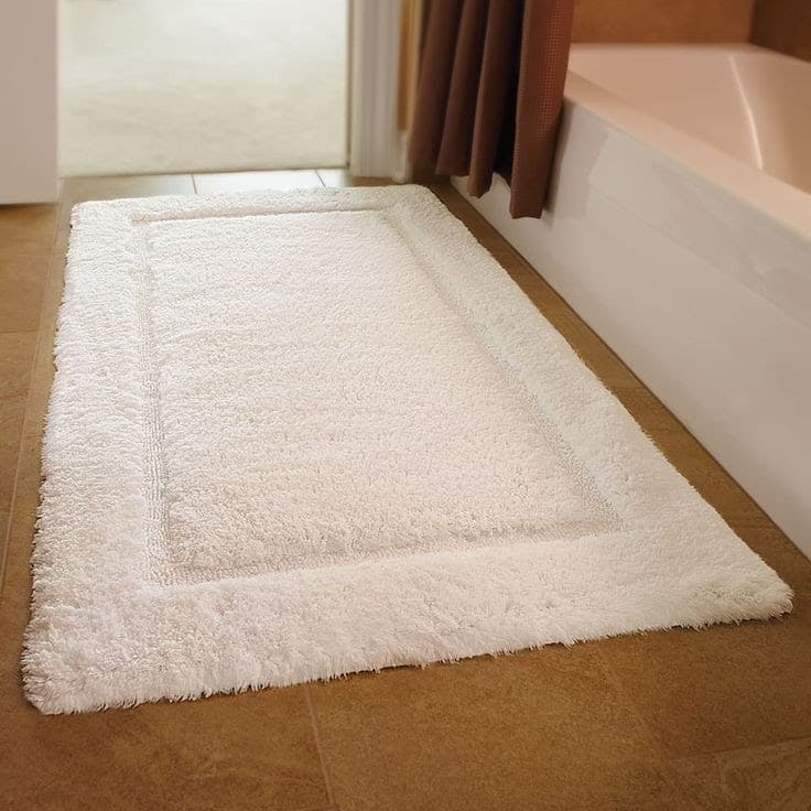 9 bathroom rug ideas