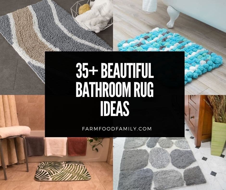 35 Best Bathroom Rug Ideas And Designs, Best Bathroom Rugs For Seniors