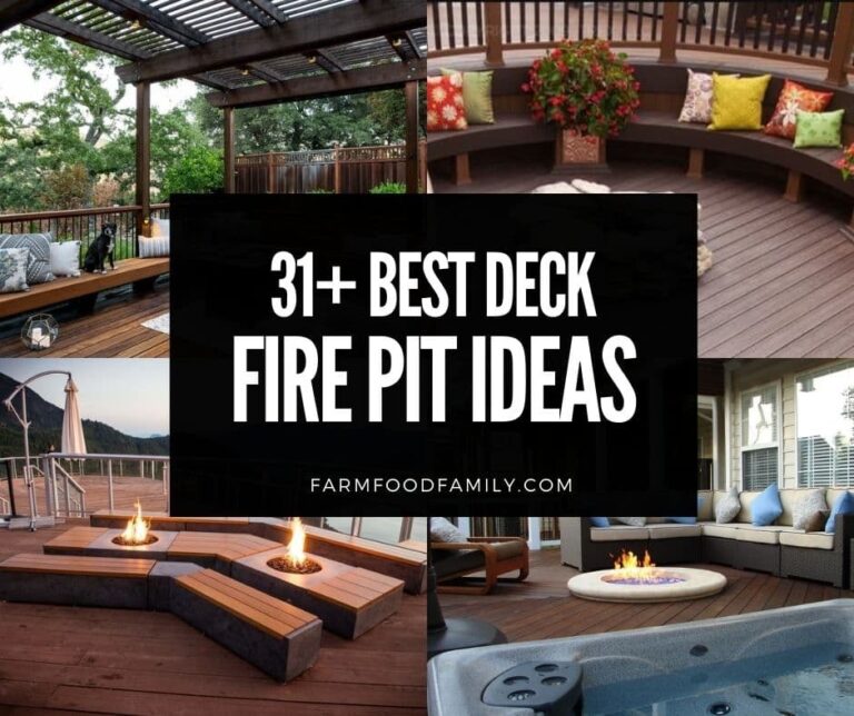 31+ Creative DIY Deck Fire Pit Ideas and Designs (With Pictures)
