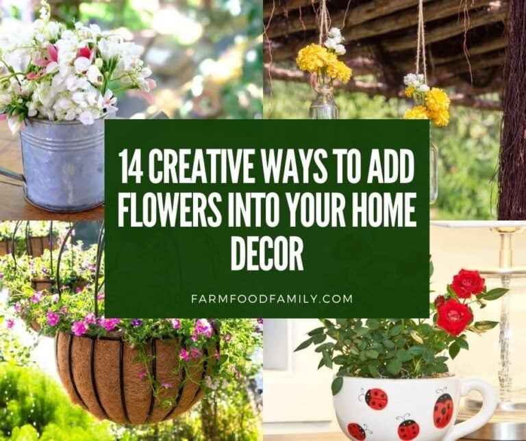 14 Creative Ways To Add Flowers Into Your Home Decor