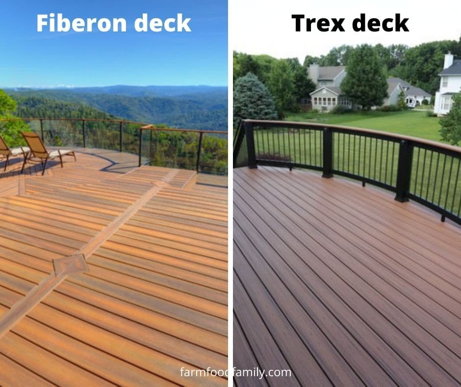 fiberon deck vs trex deck differences