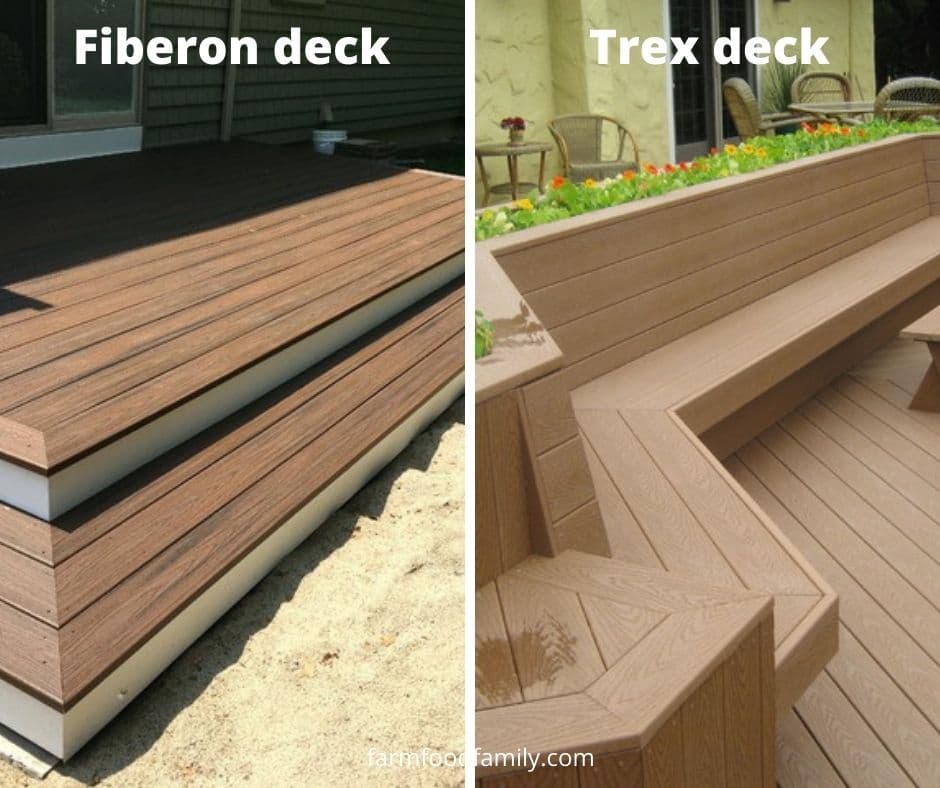 fiberon deck vs trex deck similarities