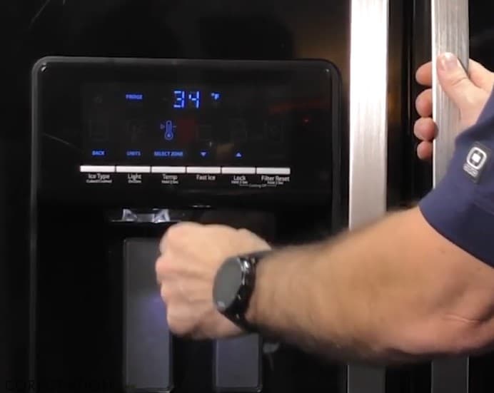 refrigerator temperature is incorrectly set