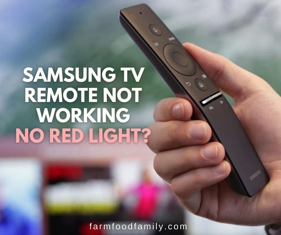 samsung tv remote not working no red light