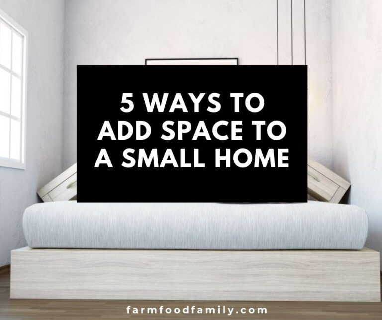 5 Ways To Add Space To A Small Home