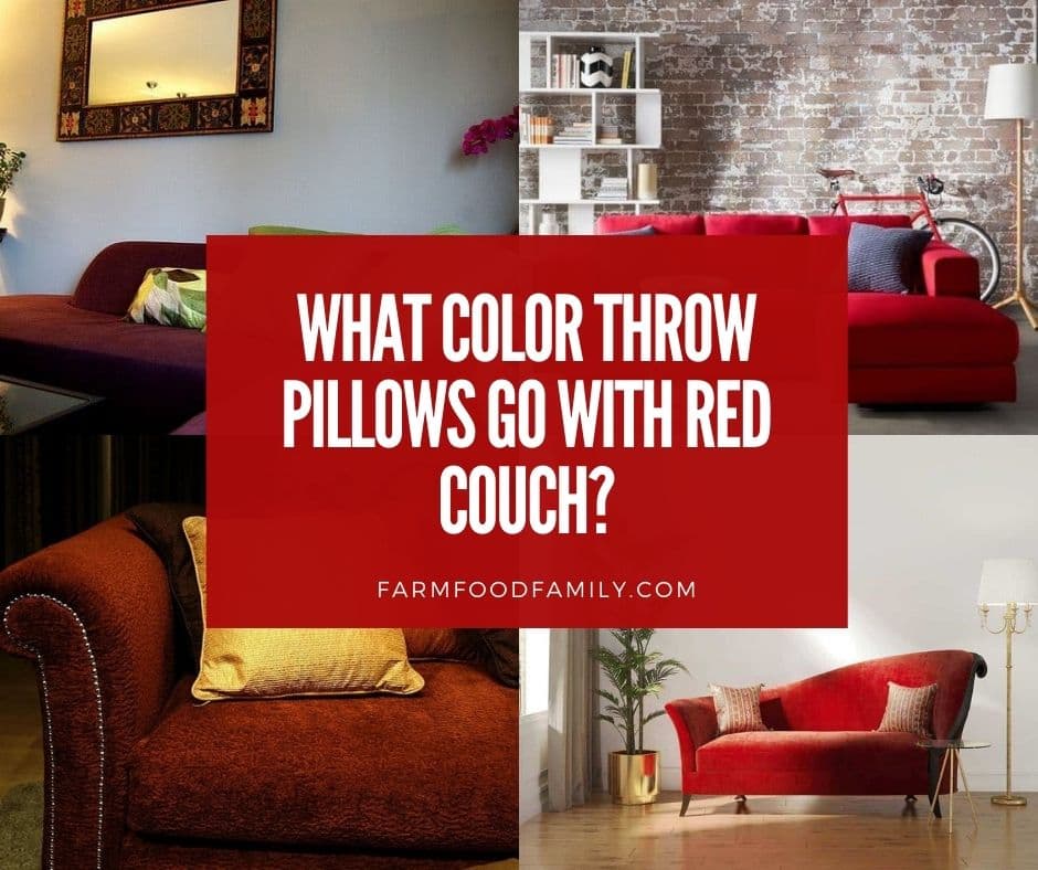What Color Throw Pillows Go With Red Couch 15 Ideas - What Color Walls Go With Red Leather Couch