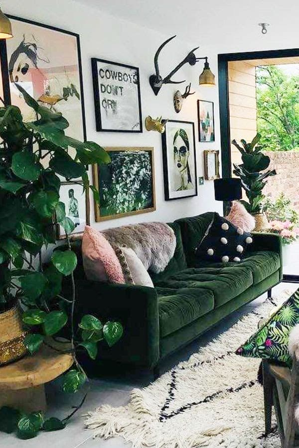 11 green couch living room ideas