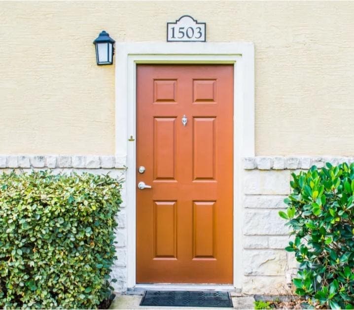 14 front door colors for tan house