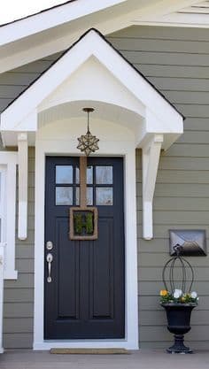 15 front door colors for gray houses