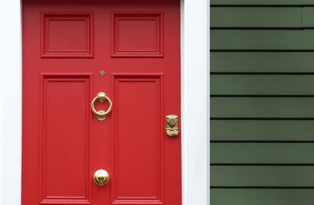 16 front door colors for green house