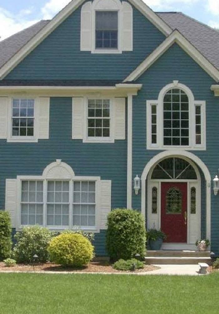 17 front door colors for blue house
