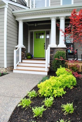 18 front door colors for gray houses