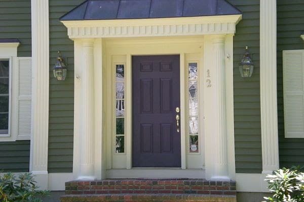 19 front door colors for green house