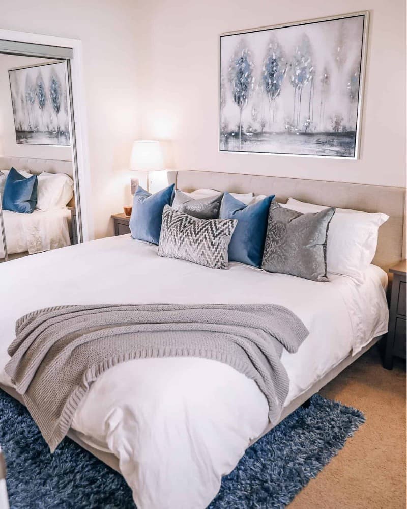 2 blue gray bedroom ideas