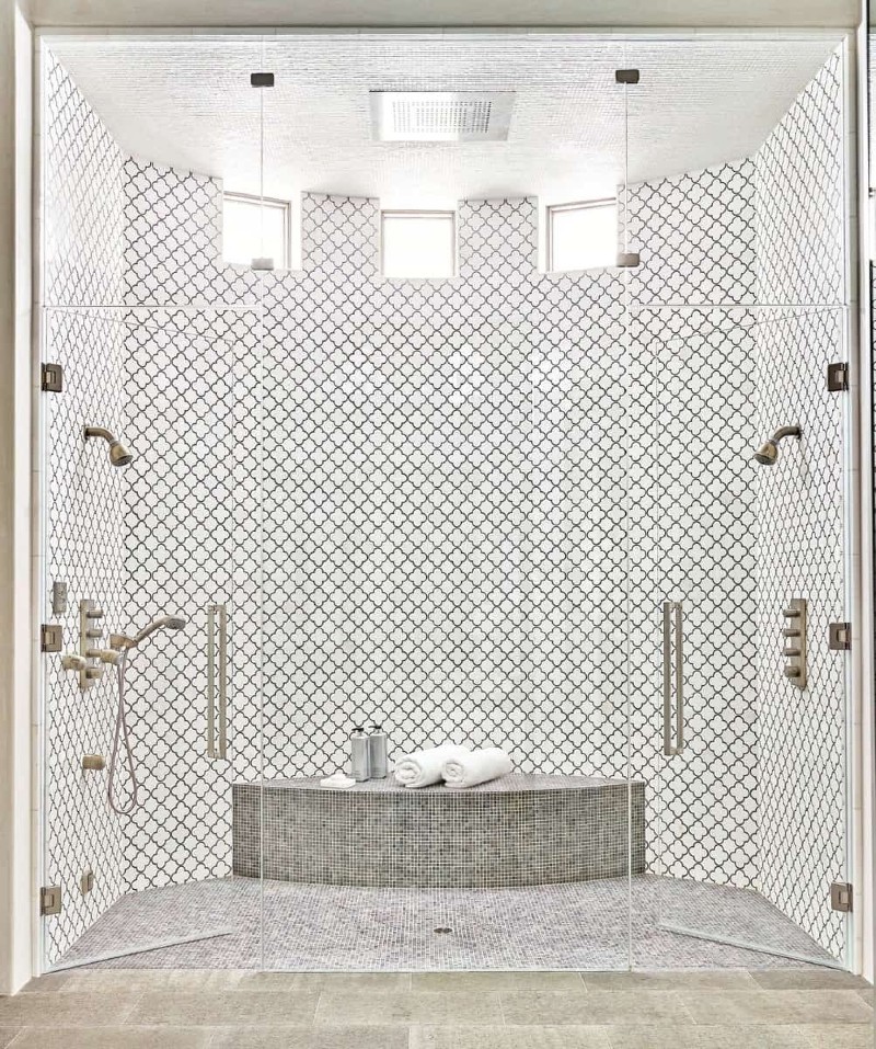 2 walk in shower tile ideas