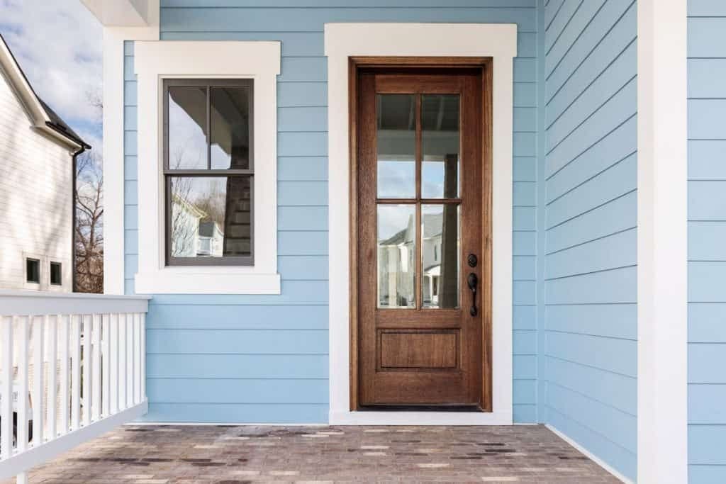 21 front door colors for blue house
