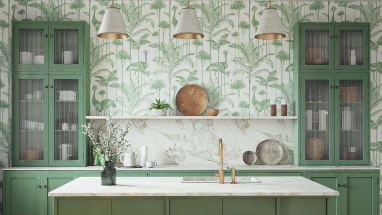 22 kitchen wallpaper ideas