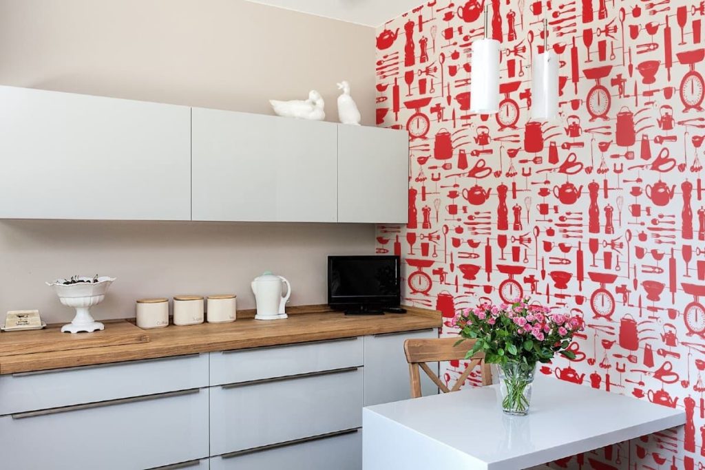 23 kitchen wallpaper ideas