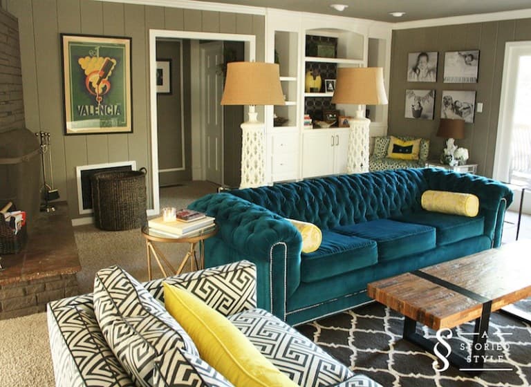 25 green couch living room ideas