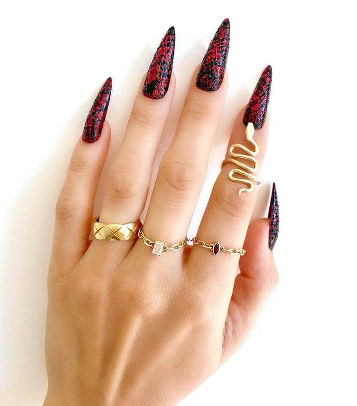 6 black nail design ideas