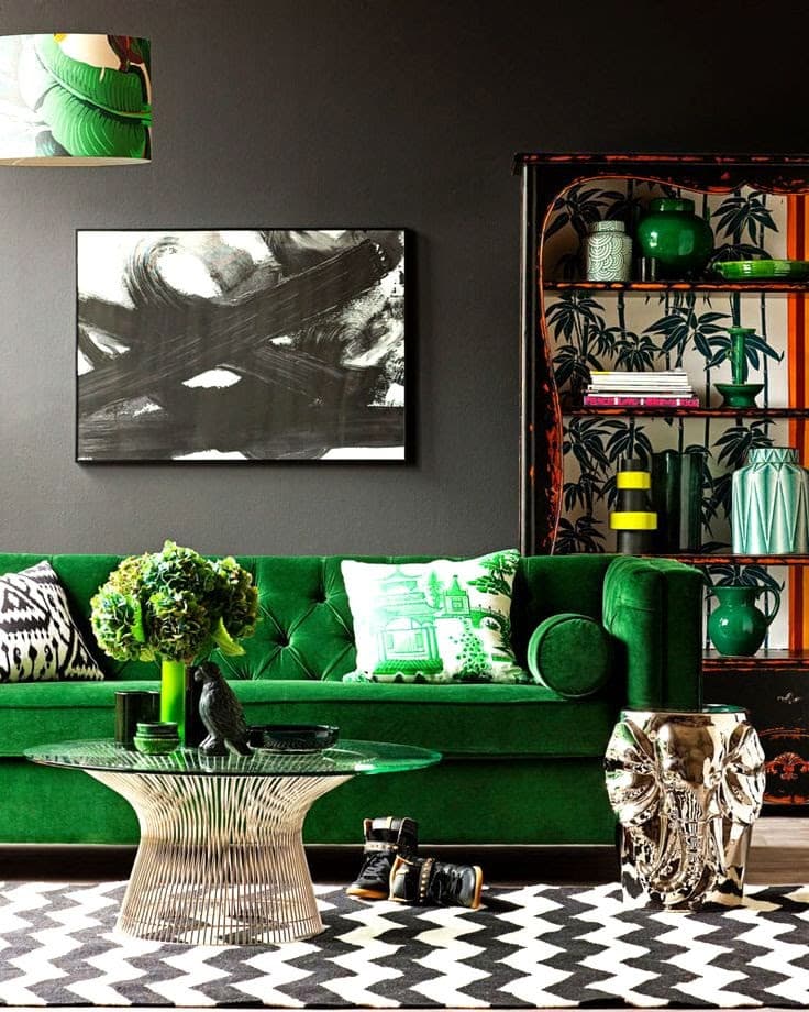 9 green couch living room ideas