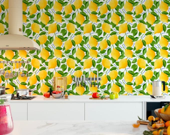 9 kitchen wallpaper ideas
