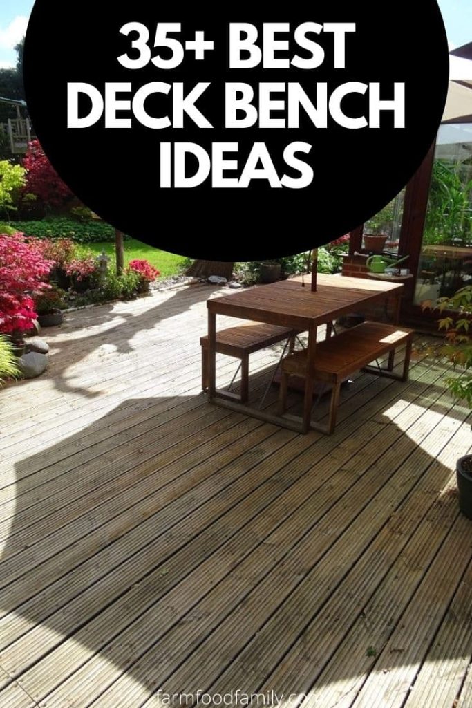 best deck bench ideas designs
