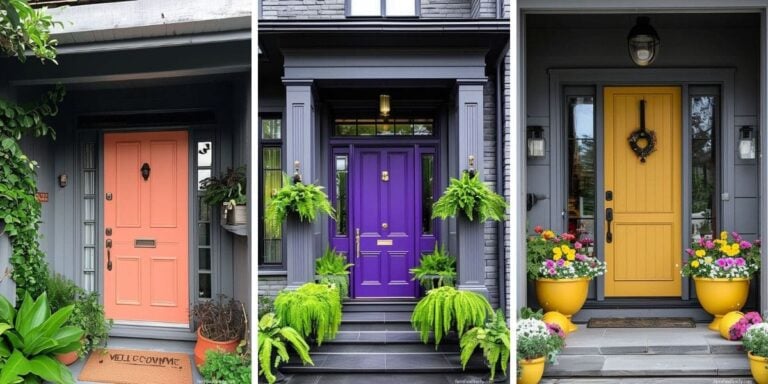 45+ Best Front Door Colors For Gray Houses: What 16,983 Homeowners Actually Chose