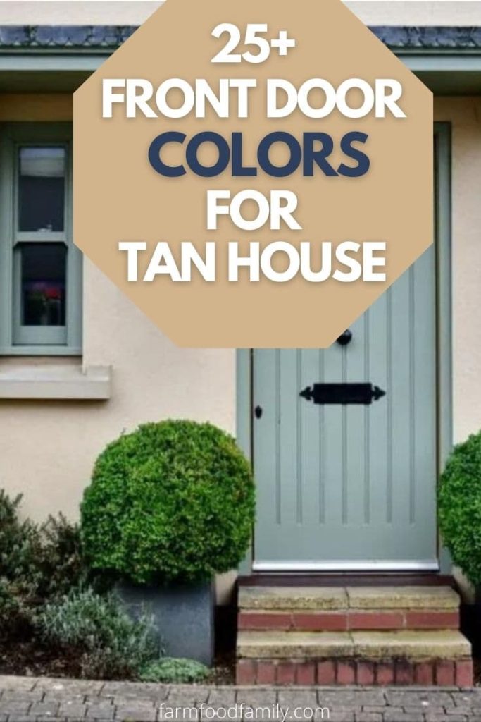best front door colors for tan house