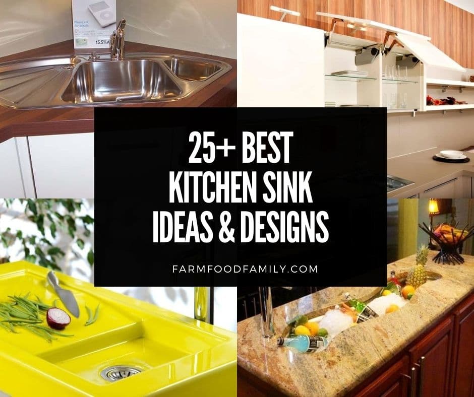 25 Best Kitchen Sink Ideas And Designs, Corner Farmhouse Kitchen Sink Ideas