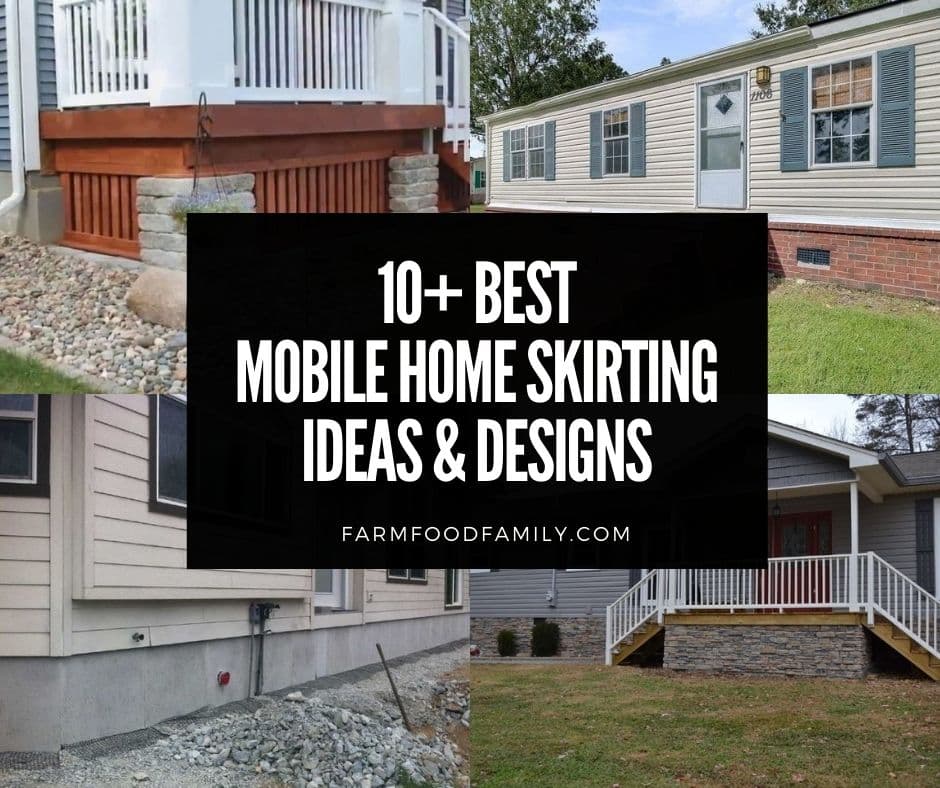 Mobile Home Skirting Benefits Options And 10 Ideas Ultimate Guide - Decorative Skirting For Mobile Homes