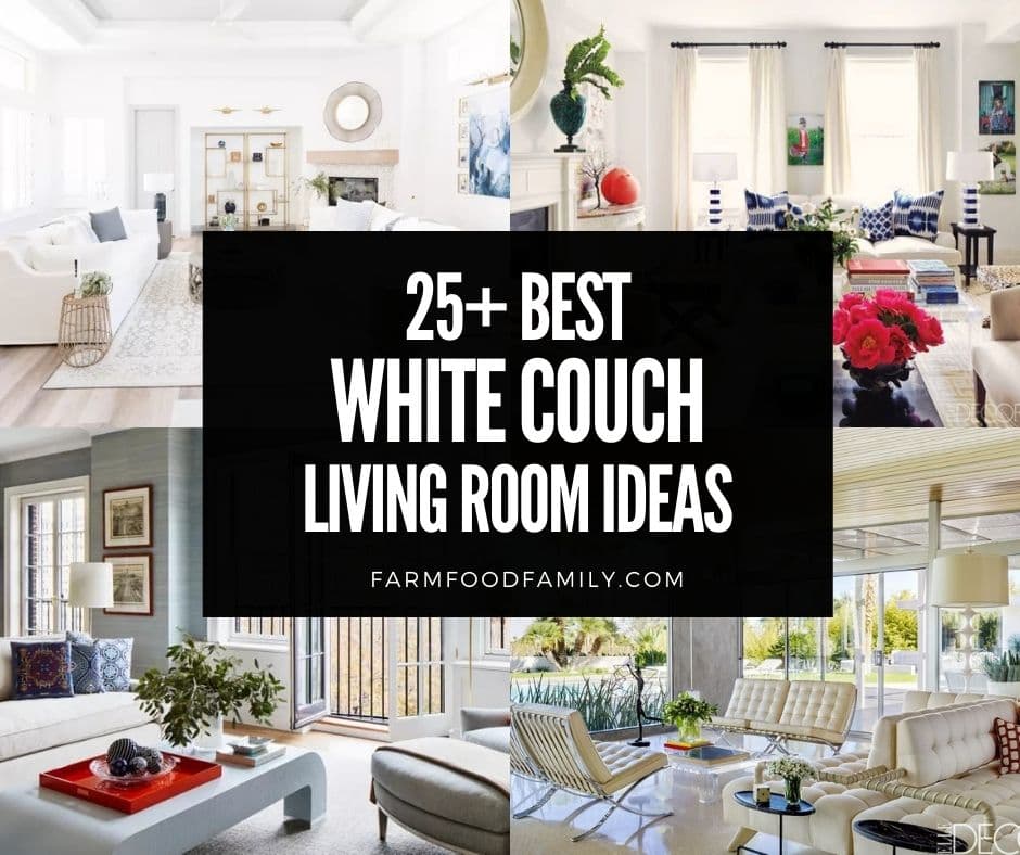 Beautiful White Couch Living Room Ideas, Living Room With White Couch Ideas