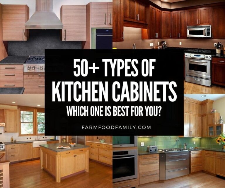 50 Different Types of Kitchen Cabinets: Which One is Right for You?